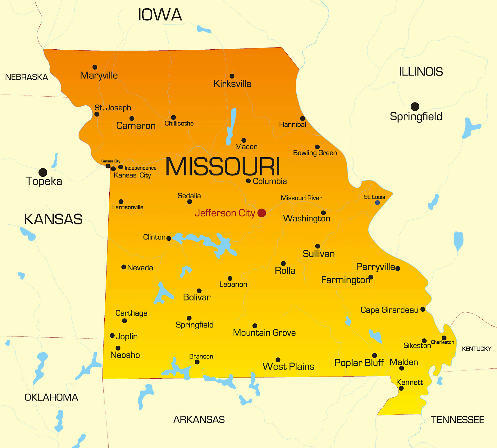 what is the capital of the state of missouri